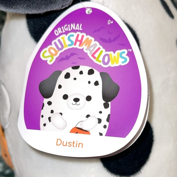 NWT Squishmallow Limited Edition Dustin the Dalmatian Halloween - Picture 4 of 4